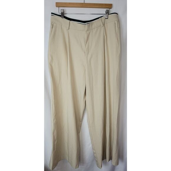 Emerson Lane- Women's Baggy Wide Leg Tan pants- size XL - Picture 1 of 8